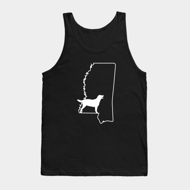 Labrador Retriever Mississippi Dog T-Shirt Tank Top by karolynmarie